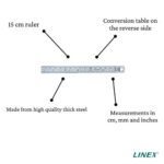 Linex Steel Ruler 150 mm - Image 2