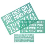 Linex Lettering Stencil Set 30 mm Pack Of Lxg8500s - Image 2