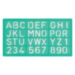 Linex Lettering Stencil Set 30 mm Pack Of Lxg8500s - Image 3