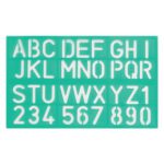 Linex Lettering Stencil Set 30 mm Pack Of Lxg8500s - Image 4