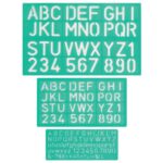 Linex Lettering Stencil Set 30 mm Pack Of Lxg8500s - Image 5