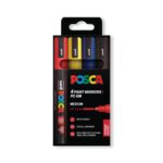 Posca 5 M Paint Markers Assorted Pack Of