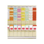 Nobo T Card Panel Midi Office Planning Kit
