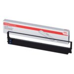 Oki Black Fabric Ribbon For Microline