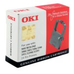 Oki Black Fabric Ribbon For Microline