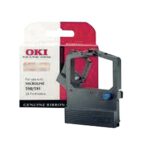 Oki Black Fabric Ribbon For Microline