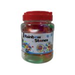 Acrylic Pebbles Shatterproof Assorted Sizes Assorted Colours Pack