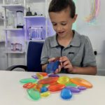 Acrylic Pebbles Shatterproof Assorted Sizes Assorted Colours Pack - Image 4
