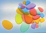 Acrylic Pebbles Shatterproof Assorted Sizes Assorted Colours Pack - Image 6