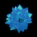 Flashing Led Crystal Shaped Ball Light 60 mm Diameter - Image 3