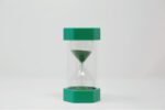 Sand Timer With Matching Coloured Sand Minute Green - Image 2