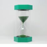 Sand Timer With Matching Coloured Sand Minute Green - Image 4