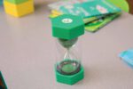 Sand Timer With Matching Coloured Sand Minute Green - Image 5