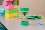 Sand Timer With Matching Coloured Sand Minute Green - Image 6