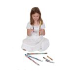 Mini Glitter Tube Sensory Wands Assorted 120 mm Pack - Image 4