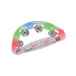 Flashing Led Light Up Tambourine Plastic Stam