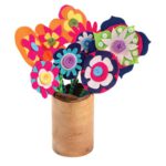 Brightly Coloured Craft Buttons 450g Bag AR00494 - Image 2
