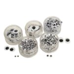Stick On Wiggly Eyes Stack Pack Black White