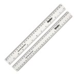 Shatterproof Rulers 30 cm Clear Pack Of EE10426
