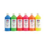 Ready Mixed Paint 500ml Fluorescent Assorted Pack Of