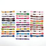 Standard Embroidery Cotton Assorted Pack Of PC10120