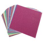 Binca Textile Squares 150 X 150 mm Assorted Pack Of TE00040