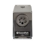 Swordfish Omni Electric Pencil Sharpener Silver - Image 2