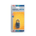 Three Digit Combination Travel Padlock Pack Of Scplock1pk5