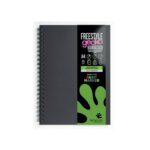 Silvine Artgecko Hardback Sketchbook Freestyle 250gsm Sheets A4 - Image 2