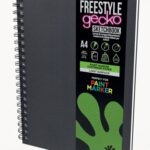 Silvine Artgecko Hardback Sketchbook Freestyle 250gsm Sheets A4 - Image 8
