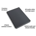 Classy Gecko All Media Wirebound Sketchbook Portrait 40sheet - Image 5