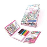 Tallon Adult Colouring Book Travel Set Pack Of