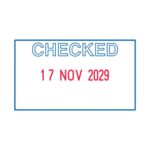 Trodat Printy 4750l Dater Stamp Checked - Image 2