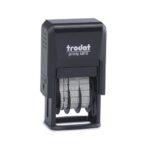 Trodat Self Inking Date Stamp Black