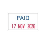 Trodat Printy 4850l2 Mini Dater Stamp Paid 8 mm - Image 2