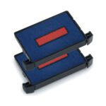Trodat Ink Cartridge Replacement Pad Blue Red Pack
