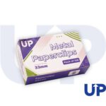 Metal Paperclips 33 mm Rounded X Box Of