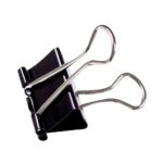 Black 19 mm Foldback Clip Pack Of