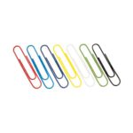 Coloured Paperclips 32 mm Pack Of
