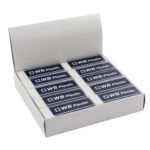 White Pencil Erasers Pack Of WX01696